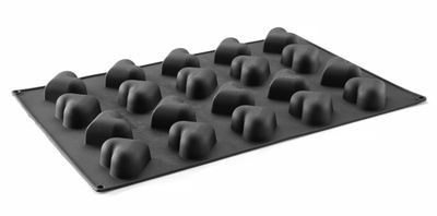 Moule en silicone COEUR, HENDI, 570x375x(H)35mm, Cœur — 677254