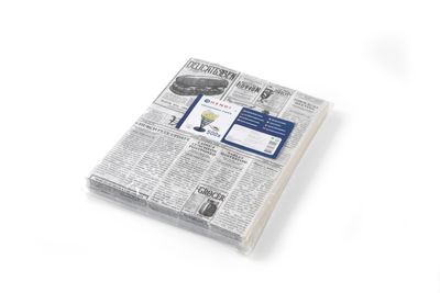 Papier sulfurisé, HENDI, Impression journal, 500 u., 200x250mm — 678121