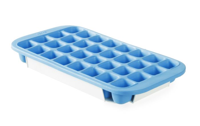 Moule à glaçons avec couvercle et plateau récepteur, BarUp, Bleu, 337x170mm — 679005