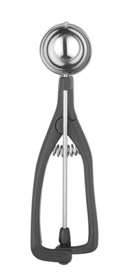 Portioneerlepel voor linkshandigen, Stöckel, 1/30, Zwart, ⌀49mm — 755204