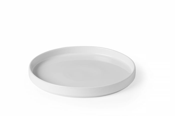 Bord met hoge rand Oslo, HENDI, Oslo, Wit, ⌀240x(H)26mm — 768747