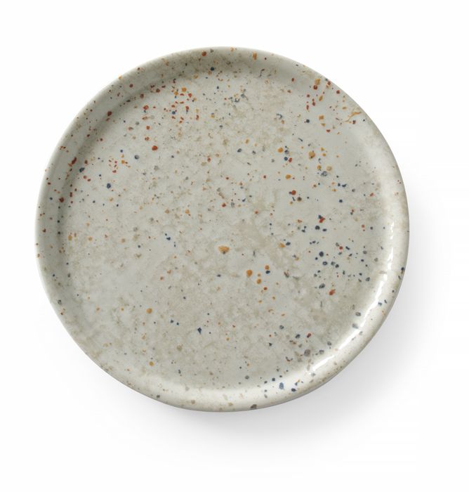 Pizzabord Drops Collection, HENDI, Lichtgrijs, ⌀310mm — 778906
