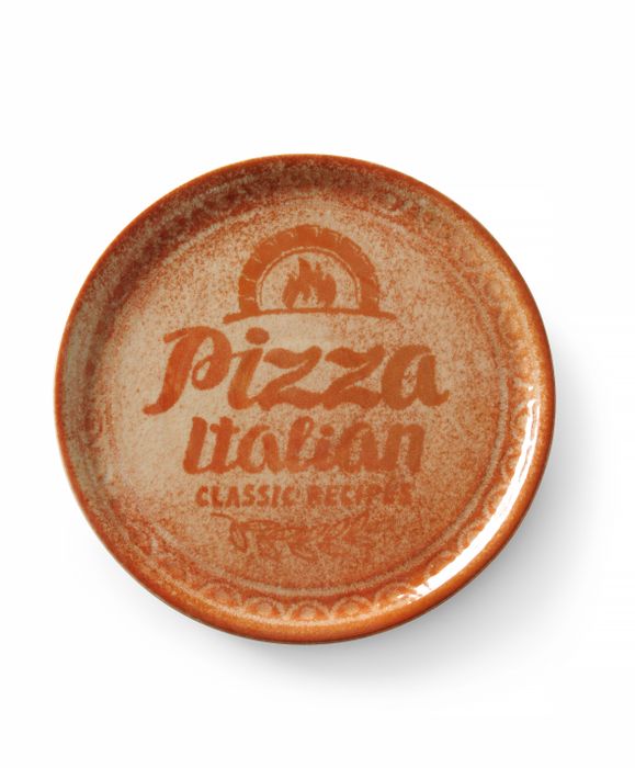 Pizzabord Recipe Collection Rood, HENDI, Rood, ⌀330mm — 778944