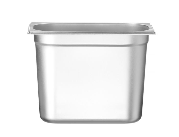 GN-bak 1/4, HENDI, Budget Line, GN 1/4, 5,5L, 265x162x(H)200mm — 800553