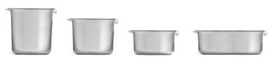 Bac à glace, HENDI, Profi Line, 5,5L, 360x250x(H)80mm — 802052