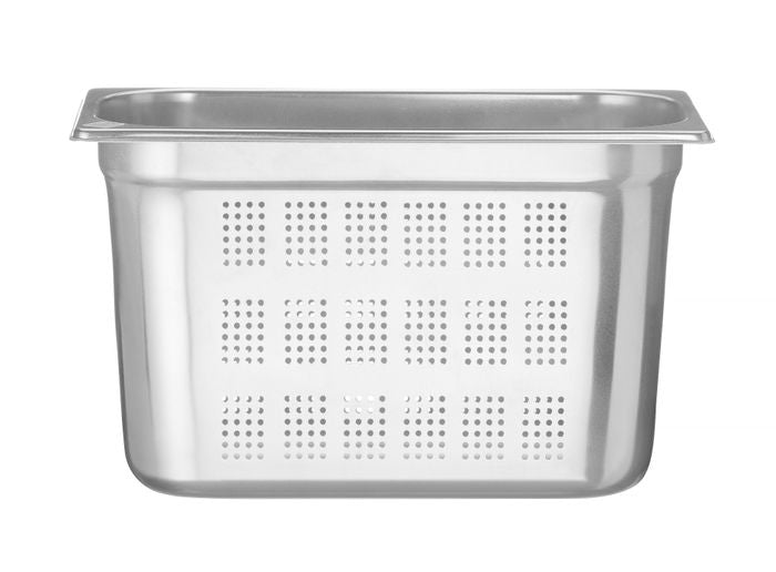 Bac gastronorme GN 1/3 perforé, HENDI, Profi Line, GN 1/3, 7,8L, (H)200mm — 802502