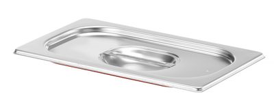Deksel voor GN containers met siliconenrand, HENDI, Profi Line, GN 1/4, 265x162mm — 802649