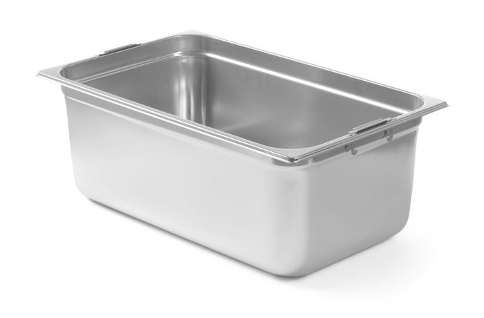 Bac GN avec poignées rabattables, HENDI, GN 1/1, 14L, 530x325x(H)100mm — 803240