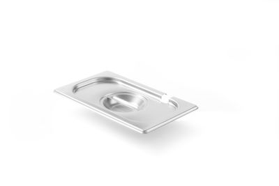 Couvercle Gastronorme avec encoche louche, HENDI, Kitchen Line, GN 1/4, 265x162mm — 806951