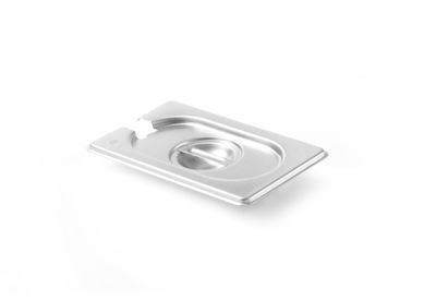 Couvercle Gastronorme avec encoche louche, HENDI, Kitchen Line, GN 1/9, 176x108mm — 806975