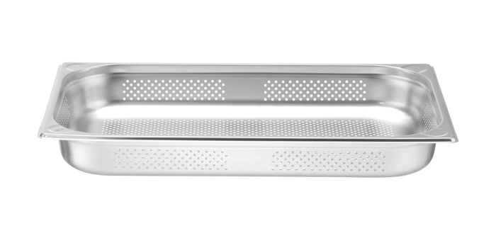 Bac gastronorme GN 1/1 perforé, HENDI, Kitchen Line, GN 1/1, 9L, (H)65mm — 807125