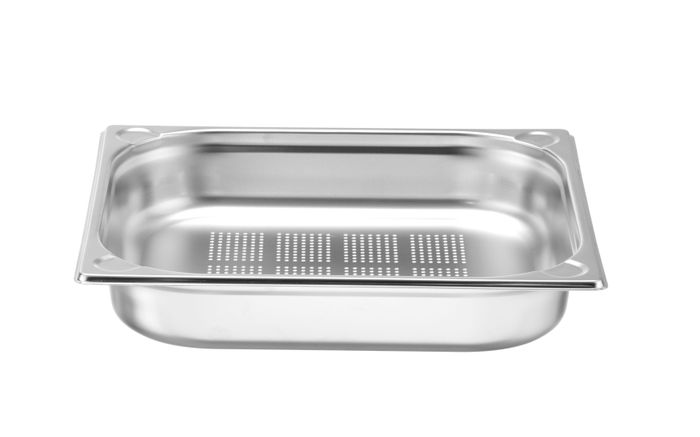 Bac gastronorme GN 2/3 perforé, HENDI, Kitchen Line, GN 2/3, 5,5L, (H)65mm — 807224