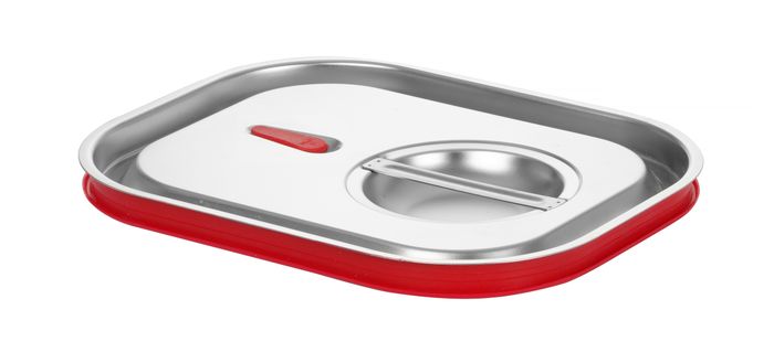 Deksel voor GN containers met siliconenrand, HENDI, Kitchen Line, GN 1/2, 265x325mm — 807620