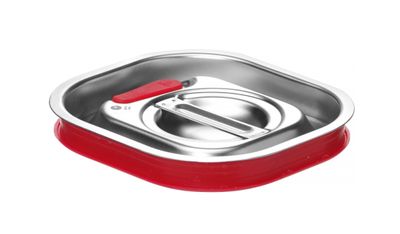 Couvercle gastronorme avec bord en silicone, HENDI, Kitchen Line, GN 1/6, 156x142mm — 807651