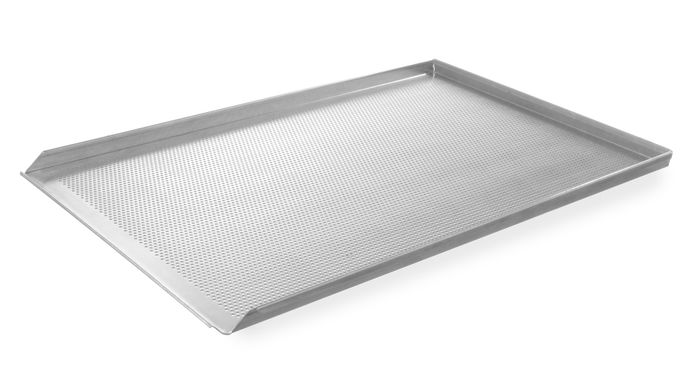 Plaque, perforé, 3 bords, HENDI, 600x400x(H)20mm — 808214