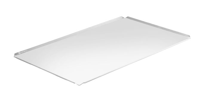 Plateau, 4 bords, HENDI, Argent, 600x400x(H)10mm, Rectangulaire — 808382