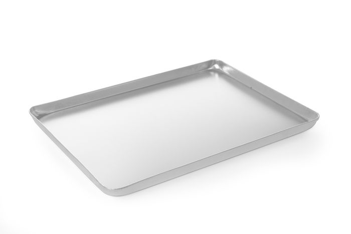 Displaytray voor zoetwaren, HENDI, Zilver, 400x300x(H)20mm — 808504