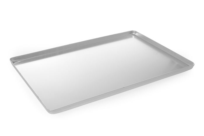 Plateau de présentation pour confiseries, HENDI, Argent, 600x400x(H)20mm — 808511
