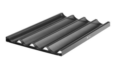 Stokbrood tray, HENDI, Zwart, 600x400x(H)32mm — 808900