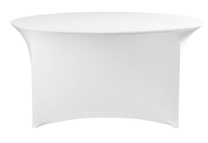 Housse pour table, rond, HENDI, Kitchen Line, 810996, Blanc, ⌀1500x(H)760mm — 814512
