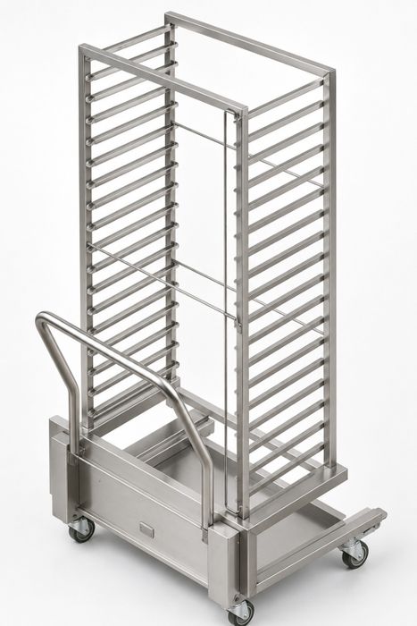 Chariot porte-plateaux drive-in, HENDI, 229590; 229613 & 229859, GN 1/1, 740x720x(H)1700mm — 817643