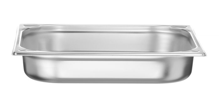 GN-bak 2/3, HENDI, Profi Line PLUS, GN 2/3, 5,5L, Zilver, 354x325x(H)65mm — 818411
