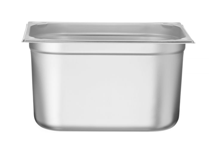 Bac GN 2/3, HENDI, Profi Line PLUS, GN 2/3, 15,5L, Argent, 354x325x(H)200mm — 818442