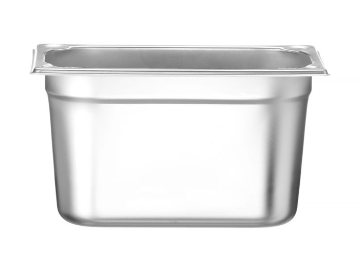 GN-bak 1/4, HENDI, Profi Line PLUS, GN 1/4, 4L, Zilver, 265x162x(H)150mm — 818497