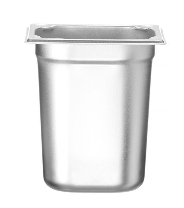 Bac GN 1/6, HENDI, Profi Line PLUS, GN 1/6, 3,4L, Argent, 176x162x(H)200mm — 818541