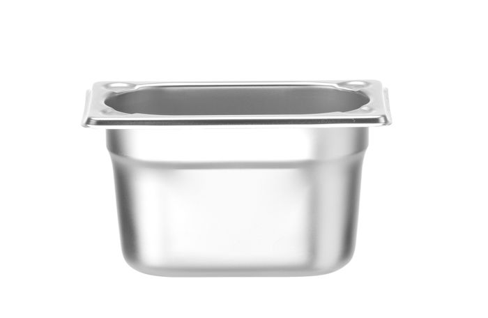 GN-bak 1/9, HENDI, Profi Line PLUS, GN 1/9, 1L, Zilver, 176x108x(H)100mm — 818565