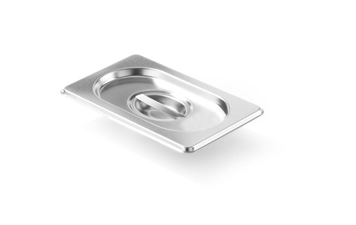 Deksel voor GN containers, HENDI, Profi Line PLUS, GN 1/9, Zilver, 176x108mm — 818909
