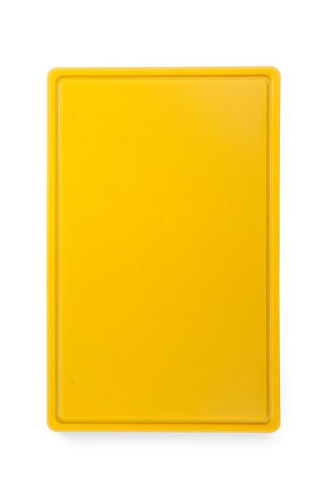Planche à découper HACCP Gastronorme 1/1, HENDI, GN 1/1, Jaune, 530x325mm, Rectangulaire — 826058