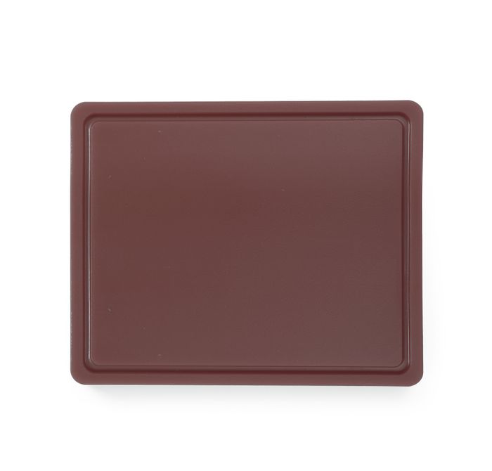 Planche à découper HACCP Gastronorme 1/2, HENDI, GN 1/2, Brun, 325x265mm, Rectangulaire — 826140