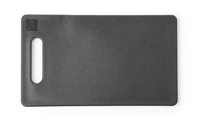 Snijplank met handgreep, HENDI, Zwart, 250x150mm, Rechthoekig — 826478