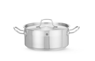 Faitout avec couvercle, HENDI, Profi Line, 4,8L, ⌀240x(H)105mm — 830406