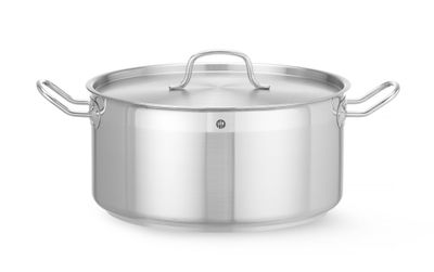 Faitout avec couvercle, HENDI, Profi Line, 12L, ⌀320x(H)150mm — 830604