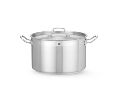 Kookpan middel - met deksel, HENDI, Profi Line, 10,3L, ⌀280x(H)170mm — 831502