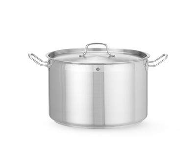 Braisière avec couvercle, HENDI, Profi Line, 23,2L, ⌀360x(H)230mm — 831700