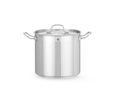 Marmite avec couvercle, HENDI, Profi Line, 9,8L, ⌀240x(H)220mm — 832400