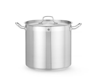 Marmite avec couvercle, HENDI, Profi Line, 15,9L, ⌀280x(H)260mm — 832509