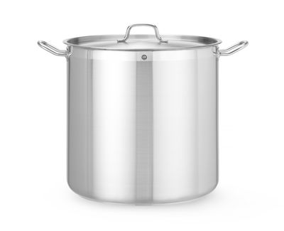 Kookpan hoog - met deksel, HENDI, Profi Line, 50L, ⌀400x(H)400mm — 832806