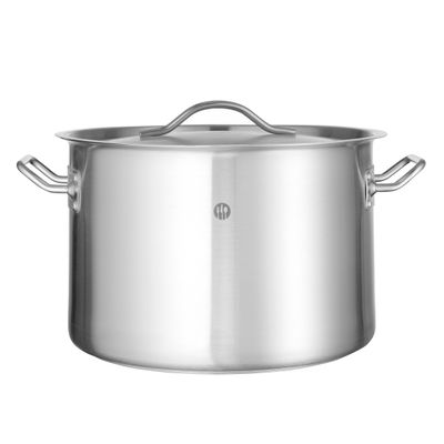 Kookpan middel - met deksel, HENDI, Budget Line, 14L, ⌀300x(H)200mm — 832837