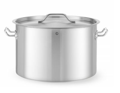 Braisière avec couvercle, HENDI, Budget Line, 32L, ⌀400x(H)260mm — 832851