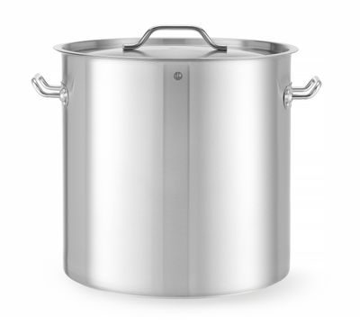 Kookpan hoog - met deksel, HENDI, Budget Line, 50L, ⌀400x(H)400mm — 834701