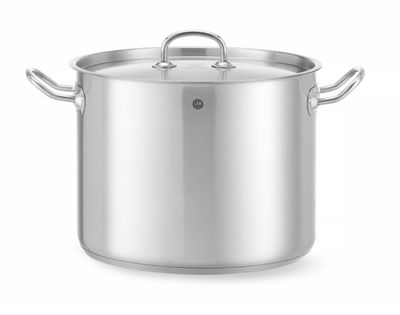 Kookpan hoog - met deksel, HENDI, Kitchen Line, 13,5L, ⌀280x(H)220mm — 837405