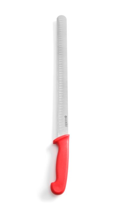 Couteau à jambon et saumon, HENDI, Rouge, (L)490mm — 842928