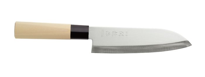 Couteau japonais Santoku, HENDI, Bois clair, (L)290mm — 845035