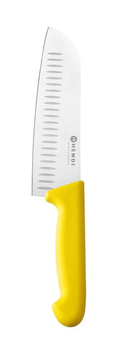 Couteau Santoku, 180 mm, HACCP, HENDI, Profi Line, Jaune, (L)295mm — 845271