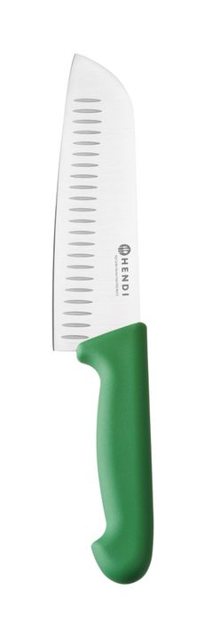 Couteau Santoku, 180 mm, HACCP, HENDI, Profi Line, Vert, (L)295mm — 845301