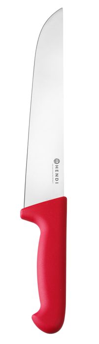 Couteau de boucher, 250 mm, HACCP, HENDI, Profi Line, Rouge, (L)381mm — 845516